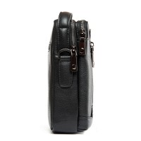 Мужская кожаная сумка через плечо BRETTON 407-88 black