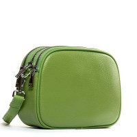 Женский молодежный кожаный клатч ALEX RAI 17006 apple green
