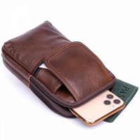 Кожаная сумка на пояс Vintage 20352