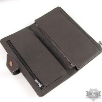 Женский коричневый стильный кошелек