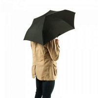 Механический мужской зонт FULTON MINIFLAT-1 L339 - BLACK