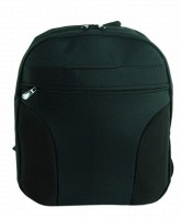 Черный рюкзак плотной ткани  TRAUM 7050-91