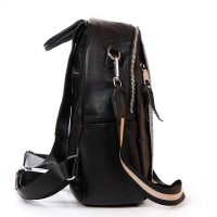 Женская кожаный рюкзак ALEX RAI 8907-9 black