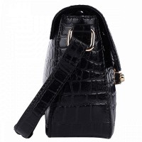 Женская кожаная сумка Ashwood C50 Black (Черный)