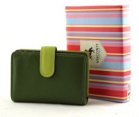 Женский кожаный кошелек Visconti Fiji rb51 lime m