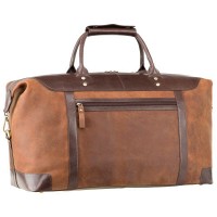 Дорожная коричневая кожаная сумка Visconti TC152 Voyager (Tan Merlin)