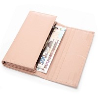 Женский кожаный кошелек Bright DR. BOND W46-2 pink purple