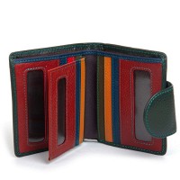 Женский кожаный кошелек Rainbow DR. BOND WRS-415-1 green