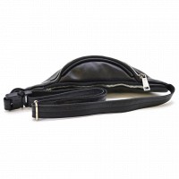 Кожаная черная сумка на пояс Tarwa ga-3034-4lx