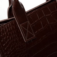 Женская кожаная сумка через плечо ALEX RAI 8804 brown