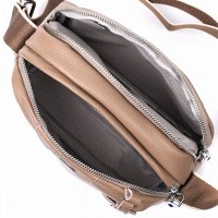 Молодежная женская кожаная сумка через плечо Vintage 22594 