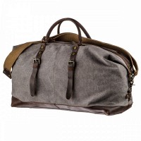 Дорожная серая текстильная сумка Vintage 20131