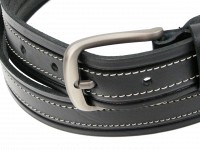 Мужской кожаный ремень под джинсы Skipper 1298-38