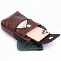 Кожаная сумка на пояс Vintage 20352