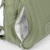 Женский тканевый рюкзак Jielshi 7020 d.green