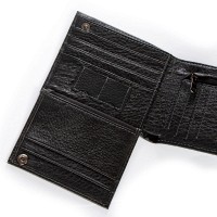 Мужской кожаный кошелек BE BRETTON 208V-L1 black