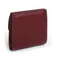 Женский кожаный кошелек Rainbow DR. BOND WRS-33-1 wine red
