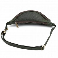 Мужская кожаная сумка бананка, сумка напоясная TARWA REPE-3035-3md