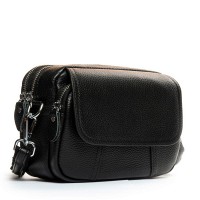 Женский молодежный кожаный клатч ALEX RAI 3904 black