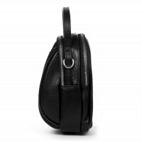 Женский молодежный кожаный клатч ALEX RAI 88082 black