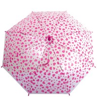 Детский зонт-трость механический HAPPY RAIN прозрачный U48558-3