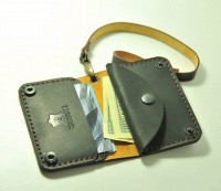 Мужской кошелек ручной работы из кожи BOGZ Winner A Tan P5M2M5S2