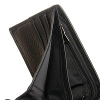 Мужской кожаный кошелек BE BRETTON 208-L0611 black mix