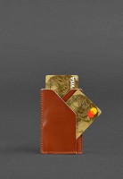Кожаный кард-кейс BlankNote 8.0 коньяк bn-kk-8-k