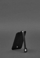 Кожаная ключница 1.0 черная Краст BN-KL-1-G