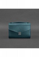 Женская кожаная сумка-кроссбоди Lola  BlankNote зеленая BN-BAG-35-MALACHITE