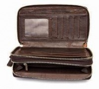 Коричневый мужской клатч Vintage 14908