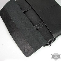 Портфель модерн из кожзама мужской черный Fashion