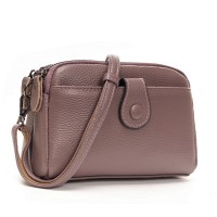 Женский молодежный кожаный клатч ALEX RAI 88085 purple