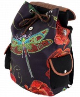 Женский черный рюкзак TRAUM 7216-65