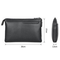 Кожаный мужской клатч-барсетка JDC021A