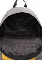 Мужской текстильный рюкзак POOLPARTY backpack-yellow-grey