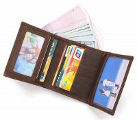 Мужской кожаный кошелек Vintage 14429