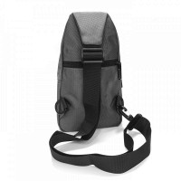 Мужская тканевая сумка-слинг Lanpad 80002 gray