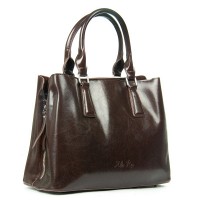 Женская кожаная сумка ALEX RAI 8772 brown