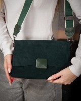 Женская замшевая сумка ALEX RAI 99115-1 green