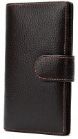 Коричневая кожаная кредитница Vintage 14924