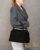 Женская замшевая сумка ALEX RAI DSWR-2A black