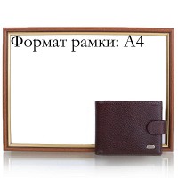 Мужской кожаный коричневый кошелек DESISAN SHI080-019