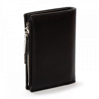 Женский кожаный кошелек Classik  DR. BOND WN-23-11 black
