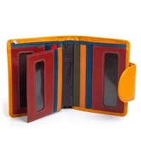 Женский кожаный кошелек Rainbow DR. BOND WRS-415-1 yellow