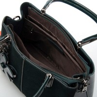 Женская замшевая сумка ALEX RAI 385 green