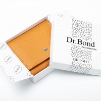 Женский кожаный кошелек Bright DR. BOND WS-219 yellow