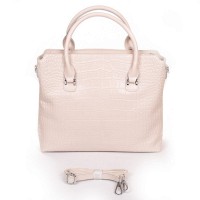 Женская кожаная сумка классическая ALEX RAI 8640 beige
