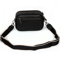Молодежный клатч из кожи ALEX RAI 17001 black