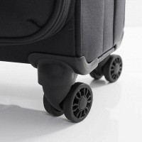 Чемодан малый 4 колеса Gabol Zambia Black S 924619